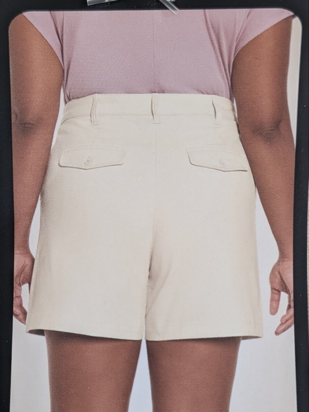 Banana Republic Womens Chino Pleated Front Shorts Tan Sz 12 5.25" Inseam net